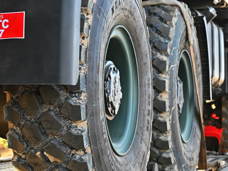 Mining wheel and rim assemblies